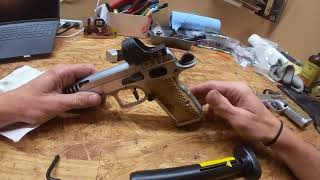 Sub 2lbs trigger Trigger Plunger Spring installed on Tanfoglio [upl. by Animsay235]