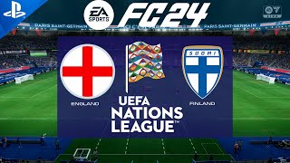 FC 24  England vs Finland  Nations League 2024  PS5 Full Match [upl. by Ramej926]