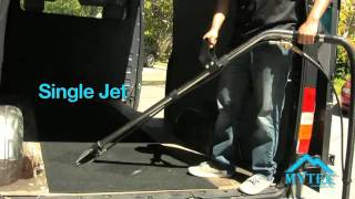 Mytee single jet carpet cleaning wand [upl. by Dahraf601]