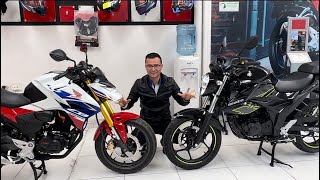 Gixxer fi Abs modelo 2025 Vs Honda CB190 R [upl. by Larual]