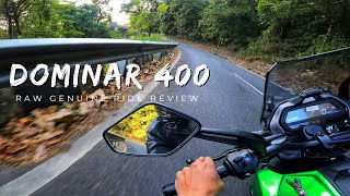 InDept Ride Review of Dominar 400 BS6  Is it Really Worth of Purchasing it [upl. by Collimore]