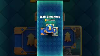 Maxing out evolution wallbreakers clashroyale [upl. by Pompea687]