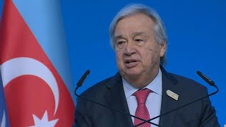 Poor countries must not leave COP29 emptyhanded Guterres  AFP [upl. by Alonzo]