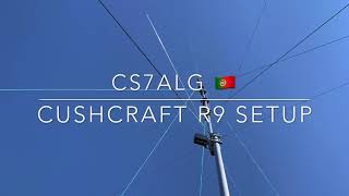 CS7ALG 🇵🇹 CushCraft R9 Vertical HF Antenna  Assembly amp Setup [upl. by Crary]