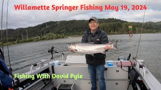 Spring Chinook Salmon Fishing May 19 2024 [upl. by Ohce]