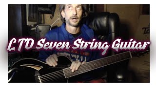 LTD TL7 REVIEW  7 STRING ACOUSTIC [upl. by Eniawtna228]