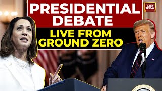 US Presidential Debate 2024 LIVE  Donald Trump Vs Kamala Harris LIVE  US Election 2024 [upl. by Tarkany431]