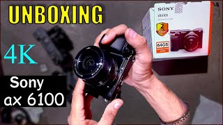 UNBOXING  Sony a 6100 Camera 4k  Best Video Camera [upl. by Altman369]