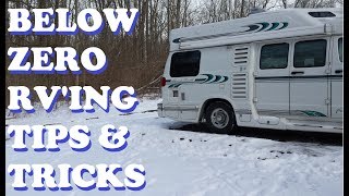 Winter RV Tips  5 Below Zero Temps amp Ways to Keep RV Warm [upl. by Sayette184]