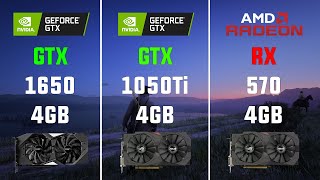 GTX 1650 vs GTX 1050 Ti vs RX 570 4GB Test in 7 Games [upl. by Gillett467]