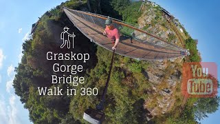 Graskop Gorge Lift Company Bridge walk in 360 degrees [upl. by Edelstein484]