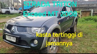 TERJUAL  Strada Triton Exceed MT 2008 Dijual Mulya Sedaya Motor Jakarta [upl. by Ayaj]