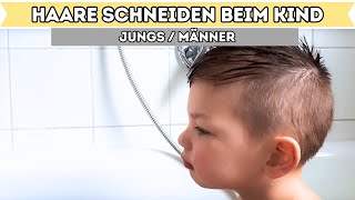 💇‍♂️ Haare beim KindMann selbst schneiden ✂️ I Einfach und ganz ausführlich I Alenas Momlife [upl. by Kasevich]