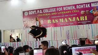 ic college rohtak Ras Manjari dance performance 2024b [upl. by Eves]