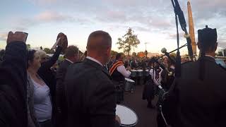 Inveraray and district pipe band celebrate their victory at worlds 2017 [upl. by Liris]