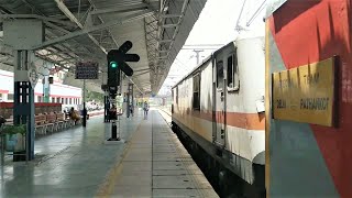 04078 Pathankot  Delhi SF Express Special Departure From Ludhiana Junction [upl. by Nyliahs]