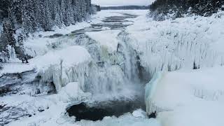 Zweeds lapland 2023 by drone [upl. by Nomyad597]