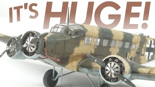 Its MASSIVE Building Revells 148 Junkers Ju 52  Full Model Build [upl. by Arline]