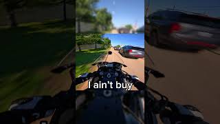 🧍‍♂️Moment motorcycle funny lol viralvideo biker bikelife [upl. by Eeleak]