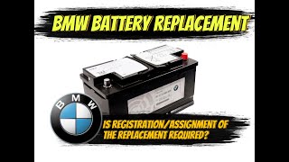 Battery replacement on a BMW Should you register the replacement or code the battery IBS system [upl. by Grosmark]