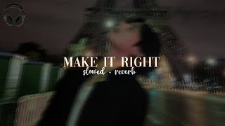 BTS  make it right  slowed  reverb [upl. by Ttirb366]