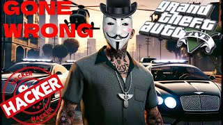 Fist time playing Gta 5 online on pc GONE WRONG Hacker in the lobby [upl. by Waring]