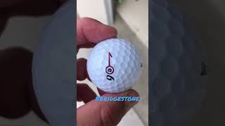 Bridgestone E6 golf ball dimples golfball colts coltsnation golf bridgestone tiger pga go [upl. by Irita387]