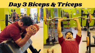 Day 3 Biceps amp Triceps Workout For Bigger Arm कैसे बनाएँ बड़े बाइसेप्स और ट्रायसेप्स Umeshbisht [upl. by Montagu]