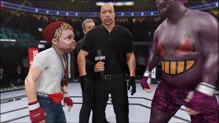 Hasbulla vs Gengar Pokemon  EA Sports UFC 4  Crazy UFC 👊🤪 [upl. by Alathia]