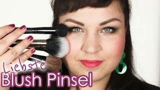 DIE BESTEN ROUGEPINSEL  meine Blush Brush Favoriten  MAKEUP PINSEL SERIE [upl. by Gomar]