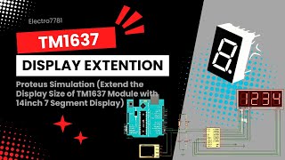 TM1637 Display Simulation Tutorial in Proteus  Connections Setup and Extension Guide [upl. by Aram]