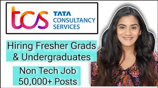 TCS Mass Hiring 2024  Fresher Undergraduates amp Graduates  MNC Non IT Latest Job 2024  TCS BPS Job [upl. by Nylecoj]