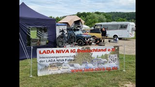 Mit der Lada Niva IG im Mammutpark  Impressionen aus dem Fahrerlager 2024 [upl. by Ahaelam500]