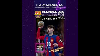 Retransmissió partit amistós FC Barcelona Handbol i el Fertiberia Balonmano Puerto Sagunto [upl. by Rosalynd]