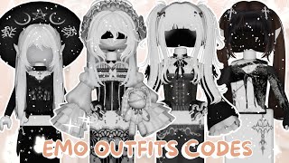 Emo Outfits IdeasOUTFITS CODES w Links Roblox berry Avenue outfit codes [upl. by Sudbury]