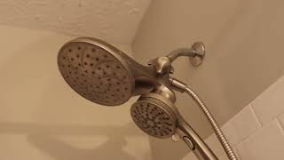 Moen Engage Magnetix Chrome Shower Head vs Glacier Bay 6 Spray Hand Shower and Showerhead [upl. by Edin827]