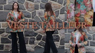 Veste tailleur 112 BURDA [upl. by Editha]