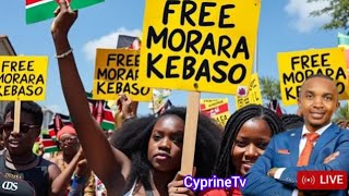 BREAKING NEWS TEARGAS AS MORARA KEBASO ARRESTED KENYANS DEMONISTRATE [upl. by Aneeb]