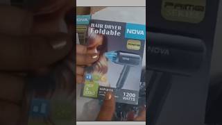 Nova hair dryer inboxing nova hairdryerhairstyle hair style flipkart youtubeshorts youtube [upl. by Flavius906]