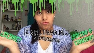 SLIME Y ¿SÓLIDO O LÍQUIDO  EXPLICACIÓN  EXPERIMENTO  FLUIDOS NO NEWTONEANOS  CONECTA CIENCIA [upl. by Kallista]