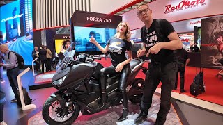 The new 2025 HONDA FORZA 750 Eicma Italy [upl. by Lindsay]