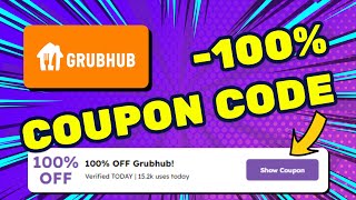 Use This Grubhub Promo Code for FREE Food Grubhub Promo amp Coupon Code 2024 [upl. by Depoliti]