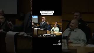 Cop Killer Can’t Stop Smiling in Court😡😨 wtf cctv courtroom [upl. by Nicholle648]