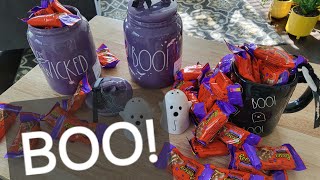 Rae Dunn Halloween Canisters [upl. by Nywloc]