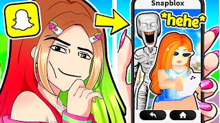 STALKING PLAYERS in Roblox SNAPCHATMarathon [upl. by Athalia]