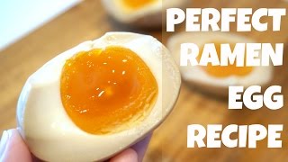 Perfect Ramen Soft Boiled Egg Recipe [upl. by Ahsahs372]