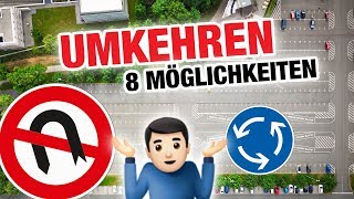 Grundfahraufgabe PKW 8 Möglichkeiten zum Umkehren 🤔  Fischer Academy [upl. by Amian]