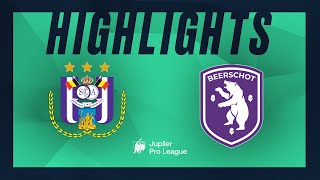 RSC Anderlecht  K Beerschot VA hoogtepunten [upl. by Semele418]