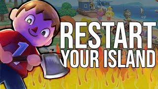 How to RESTART your Island in Animal Crossing New Horizons [upl. by Tnarud]