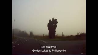 Foggy trip from Golden Lakes Froidchapelle to Philippeville [upl. by Yor]